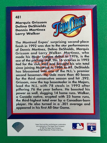 1993 Upper Deck Baseball *CHOOSE YOUR CARD/FINISH YOUR SET* #251-500 NM - Picture 218 of 246
