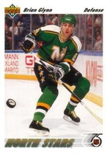 #158 Brian Glynn - Minnesota North Stars - 1991-92 Upper Deck Hockey