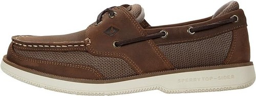 Zapatos de barco Sperry Surveyor 2 ojos marrón blanco para hombre elige talla 9, 9,5, 10,5 ancho - Imagen 4 de 12