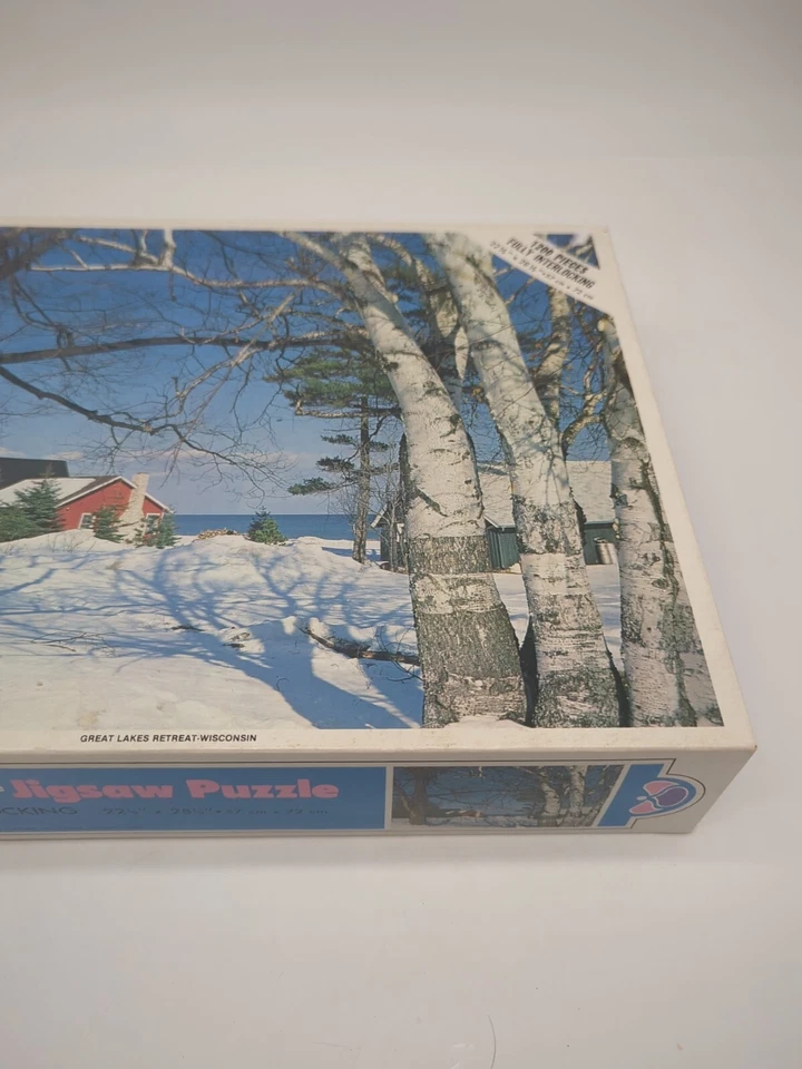 Whitman Puzzles Great Lakes Retreat 1200 Piece Sealed - Image 3 of 4
