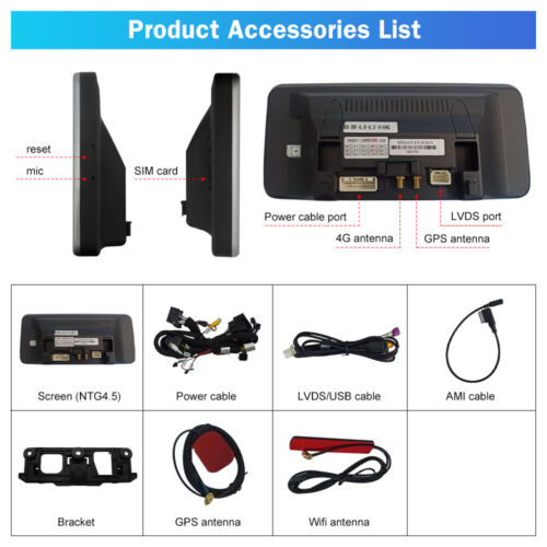 RoadTop 12.3' Android 11 Touch Screen CarPlay For Mercedes Benz B W246 NTG4.5/7 - Bild 13 von 13