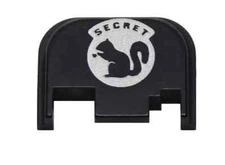 Secret Squirrel Engraved Slide Back Plate Aluminum Made USA for Glock G42