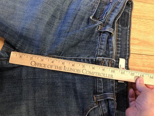 Levi's 526 Slender Boot Jeans Women's Mid Rise Dark Wash Denim Stretch 12/SC - Picture 8 of 15