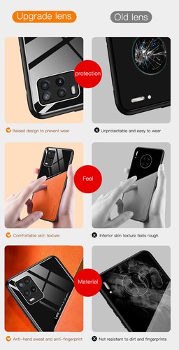 Funda de cuero delgada a prueba de golpes magnética para Oppo A52/A54/A74/A96/A94 4G - Imagen 12 de 17