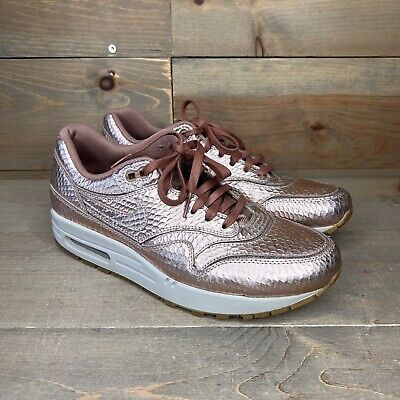 Nike air max 1 rose gold sale