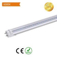 T8 Led Tube Bulb 4ft 48inch 6000k 6500k Clear Lens Bypass Ballast Dual-end 10 25