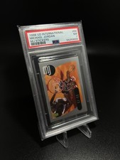 1998 Michael Jordan MJ Stickers UD International Psa Grading Graded NBA 50 97-98