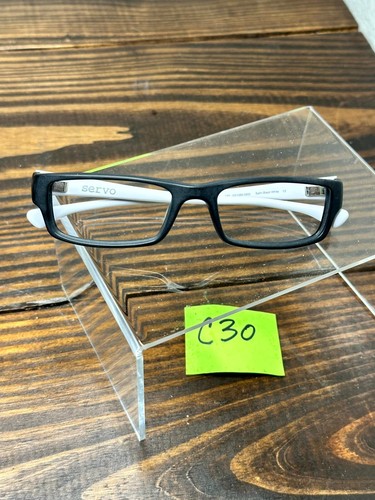 Oakley Servo OX1066-0953 Herren Schwarz Weiß Vollrand Rechteckig Brille Brillengestell - Bild 8 von 8