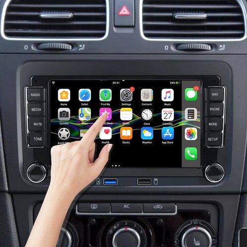 For VW Volkswagen Jetta MK5 MK6 2+64G Wireless Carplay Car Stereo Auto Radio GPS