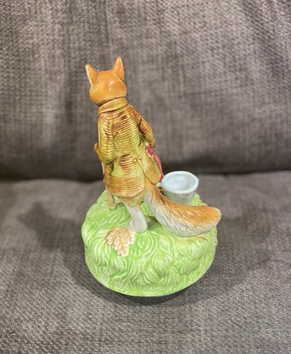 Gebrauchte Beatrice Potter Schmid stehender Todd Fuchs drehbare Aufzieh-Spieluhr - Bild 4 von 5