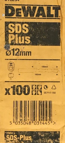 PAQUETE DE 5 X BROCAS DEWALT & ELU SDS 5MM /5.5MM/6MM/7MM/8MM/10MM12MM. Nuevo, A LA VENTA - Imagen 11 de 21