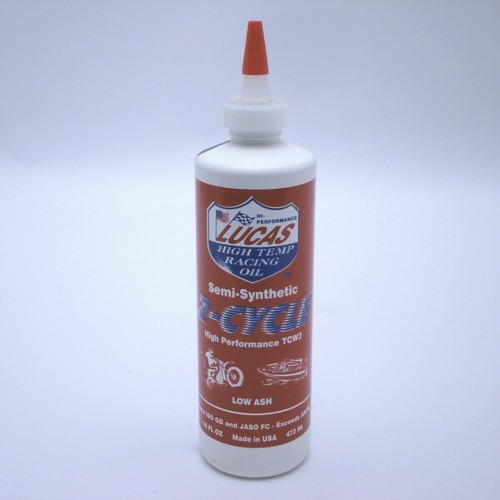 Lucas Oil 10120 2 Cycle Semi Synth Low Ash Tcw3 16o Injection or Premix
