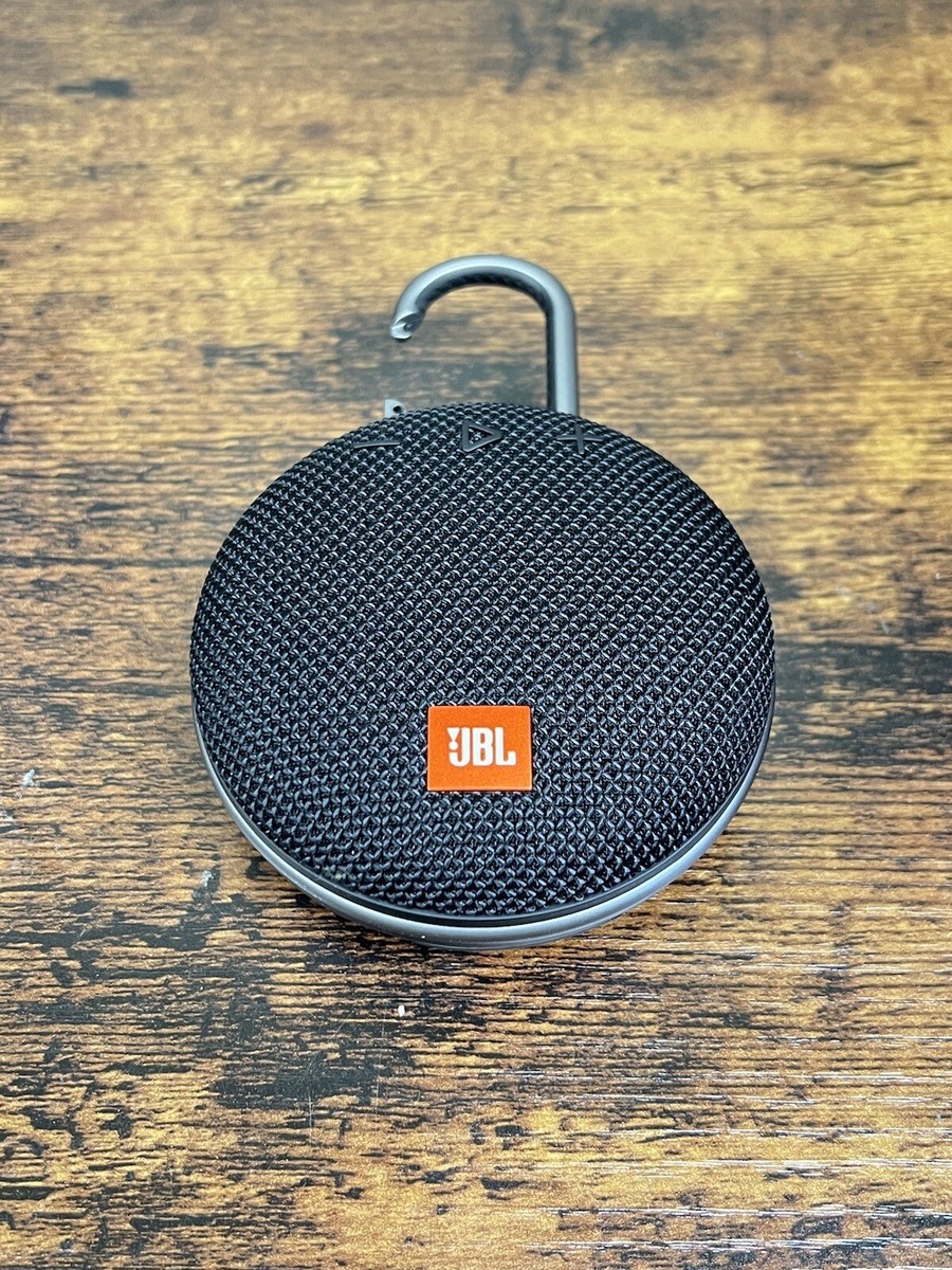JBL Clip 3 Black Portable Bluetooth Speaker READ DESCRIPTION | eBay