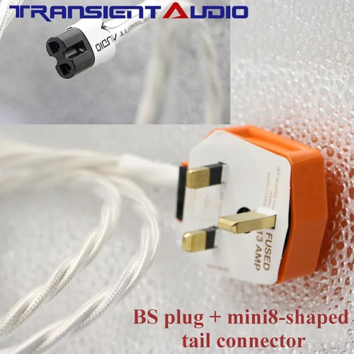 Audiophile-grade power cord single-crystal copper mini8-shaped tail connector - Picture 24 of 26