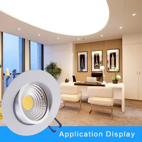 10PCS 85-265V Ceiling Spot LED Downlight Round Recessed Lamp Bedroom Kitchen - Picture 4 of 8