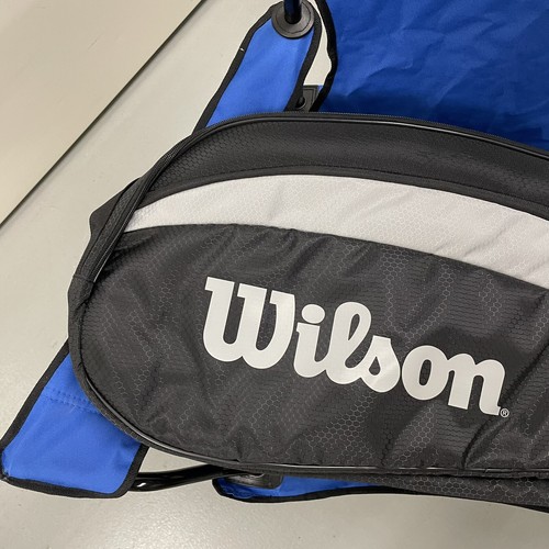 NWT Wilson Roger Federer RF Team 3-Pack Tennis Racquet Bag Black/White - Picture 7 of 15