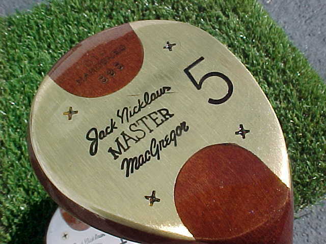 PERSIMMON Macgregor Jack Nicklaus Master Golf Clubs Woods Set Driver 3 New Grips GORĄCE, najnowsza praca