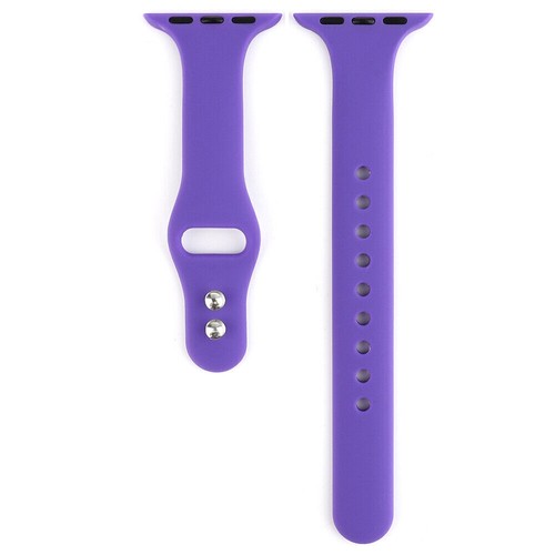 Slim Band 6 For Series Apple Women 9 8 5 Silicone Watch 7 Strap SE 40/44/41/45mm - Picture 28 of 48