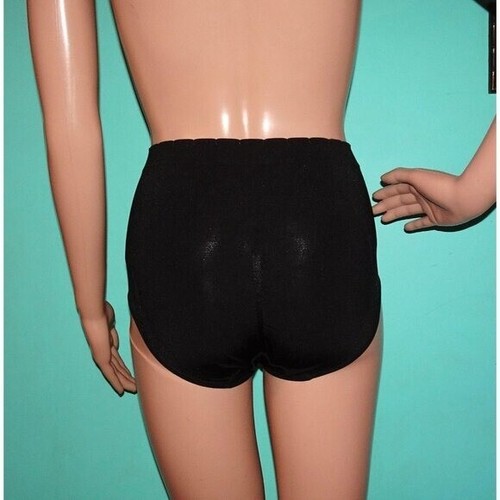 Faja de braguita vintage negra Marilyn Monroe M ropa moldeadora retro panty maricón - Imagen 7 de 10