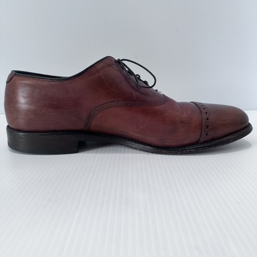Allen Edmonds Men’s Byron Brown Size 9.5 D Cap Toe Dress Shoes - Picture 7 of 12