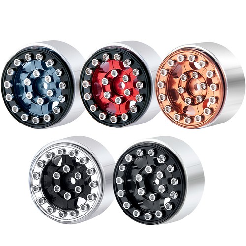 4PCS 1.0" Metal Wheel Rims Tires Upgrade for RC Axial 1/24 SCX24 Crawler Car - Picture 3 of 54