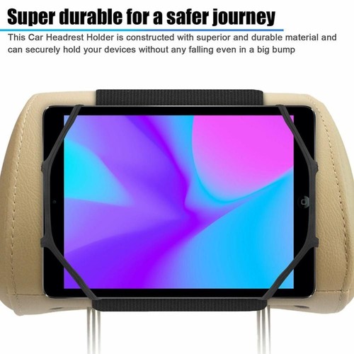 Holder Tablet PC Car Headrest Mount Car Seat Back For iPad Tablets Phone - Picture 8 of 10