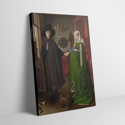 The Arnolfini Portrait (The Arnolfini Wedding) Jan van Eyck, Canvas Art Print - Picture 1 of 3