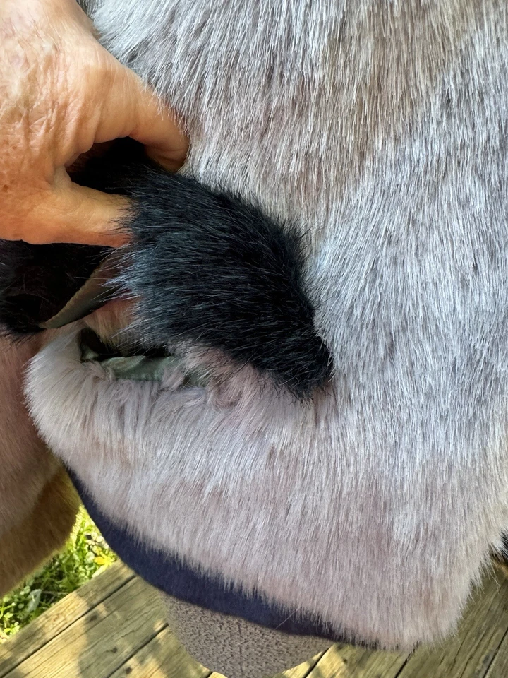 Chaqueta sintética Anthropologie Molliolli para mujer Tissavel de lujo de piel ecológica talla mediana Foto 4 de 4