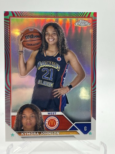 2023 Topps Chrome McDonald's All American /175 Kymora Johnson #90 - Picture 1 of 2