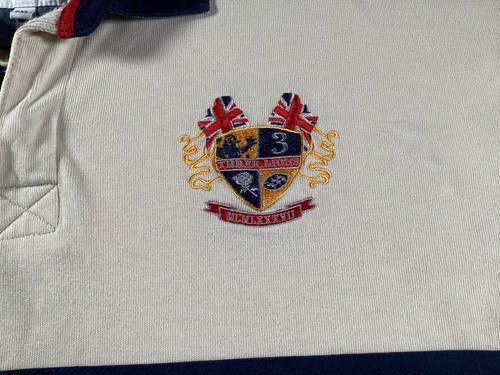 Camisa de Rugby Cotton Traders Classics Three Lions - Manga Corta Crudo - Talla 2XL - Imagen 3 de 9