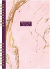 A5 Pink Mindful Thoughts Ruled Note Book Journal Spiral Bound Undated Diary