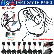 LS SWAPS STANDALONE WIRING HARNESS W/4L60E 98-06 4.8L 5.3L 6.0L GM LS1 ENGINE US