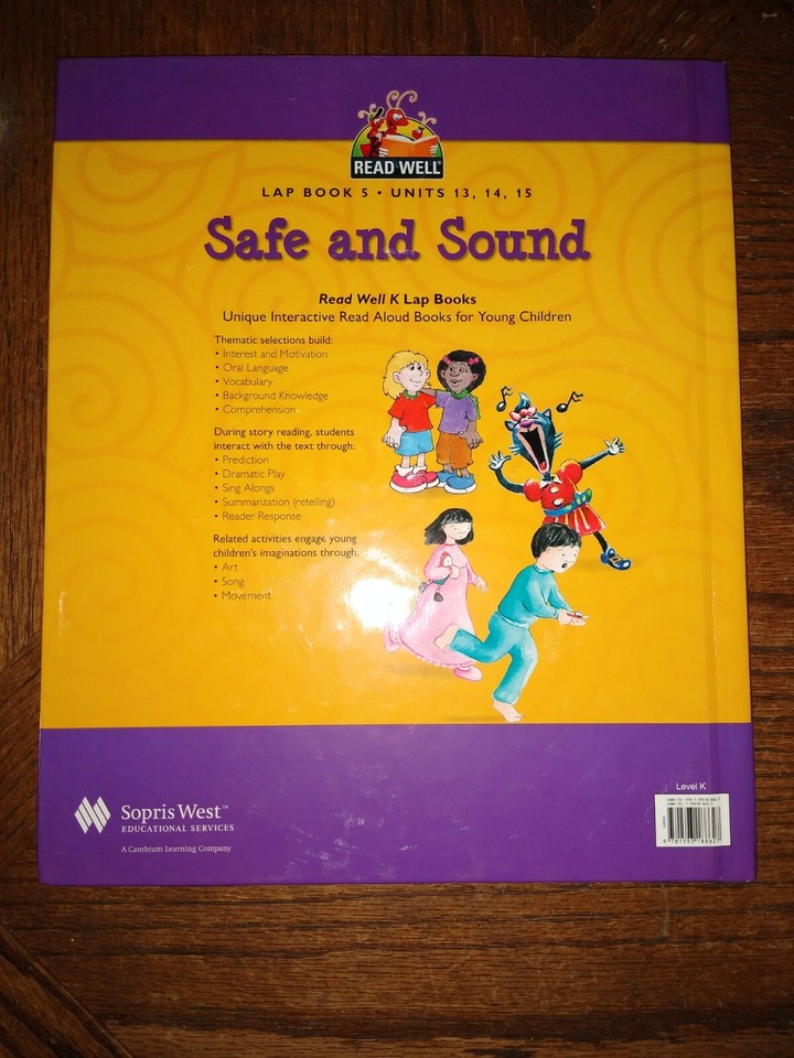 Read Well Unit Book Collection Read Well Lap Book 5 Units 13 14 15 Safe and Sound Level K | eBay