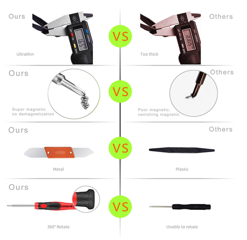 Precision Screwdriver Set Magnetic Computer Phone Pry Open Repair Tool Kit 25in1 - Picture 6 of 10