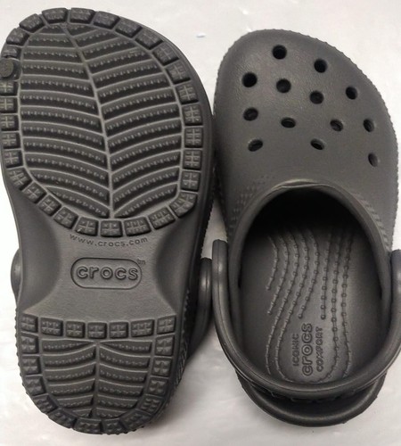 Crocs Classic Iconic Comfort Clog Sandals Unisex | Slate Gray - Picture 125 of 150