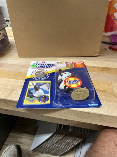 1991 Starting Lineup Tim Raines White Sox Figure With Coin & Card Box 239 - Picture 5 of 8