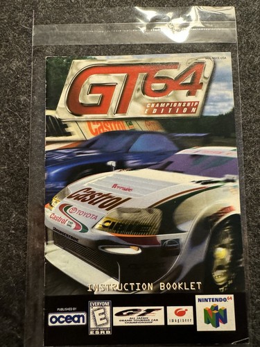 Nintendo 64 N64 nur Anleitung GT64 Championship Edition  - Bild 2 von 3