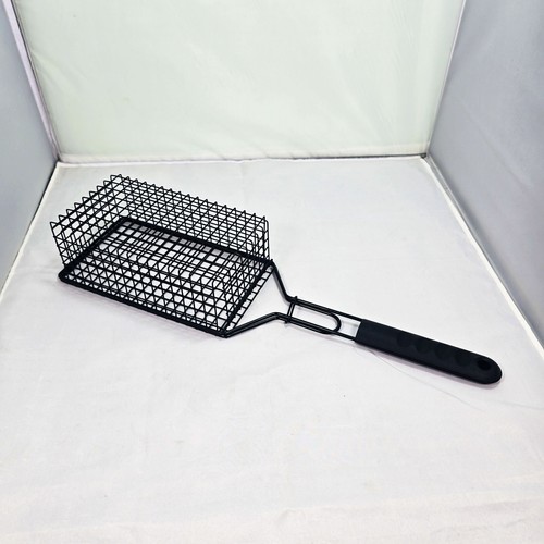 Parrilla barbacoa coctelera cesta antiadherente verduras tostado profundo pescado pollo soporte - Imagen 12 de 12