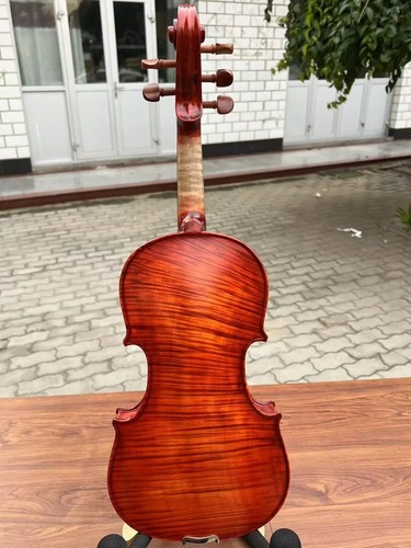 SONG 5 String Mastr Viola 15".Spurce top.Whole Flamed Maple Back, Good Sound - Picture 4 of 11