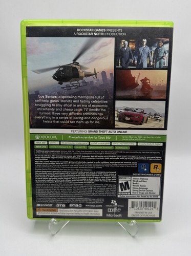 Grand Theft Auto V GTA 5 (Xbox 360, 2013) - Picture 2 of 3