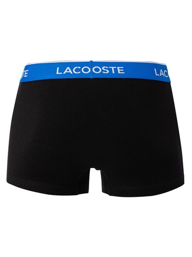 Lacoste Men's 3 Pack Casual Trunks, Black - Picture 4 of 9