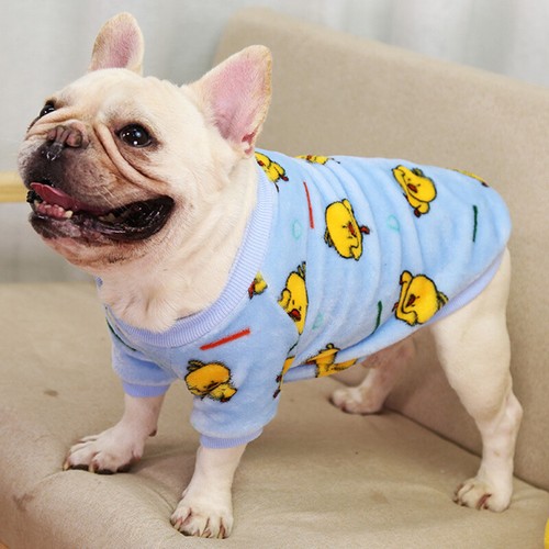 Dog Pet Fleece Clothes Cat Warm Sweater Coat Winter Puppy Jacket Apparel T Shirt - Picture 36 of 37