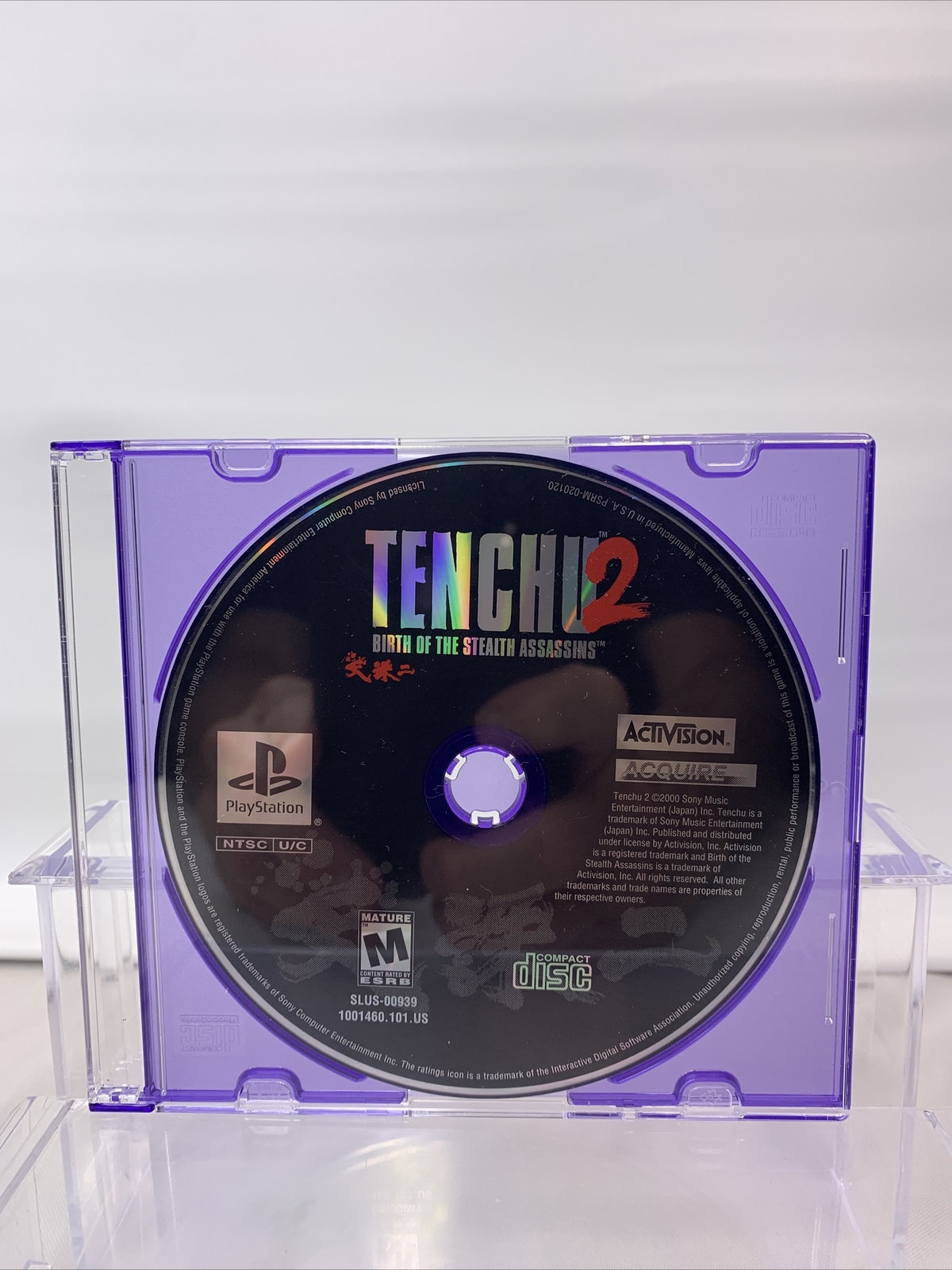Tenchu 2 Birth of the Stealth Assassins Sony PlayStation 1 PS1 CD Disc ...