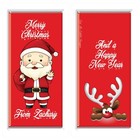 Cute Santa Christmas Chocolate Wrappers Printable Digital - Print At Home