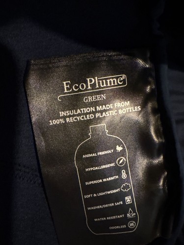 Bernardo Plus XXL Performance Navy Blue Puffer Coat, Packable Recycled Mat. NWT - Picture 9 of 16