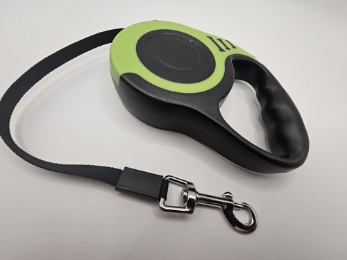 Correa para perro pequeño, retráctil, 3 m/9,84 pies, verde/negro (Pets05) - Imagen 3 de 5