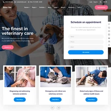 🐾 Veterinary Website Design for Sale with Free VPS Web Hosting