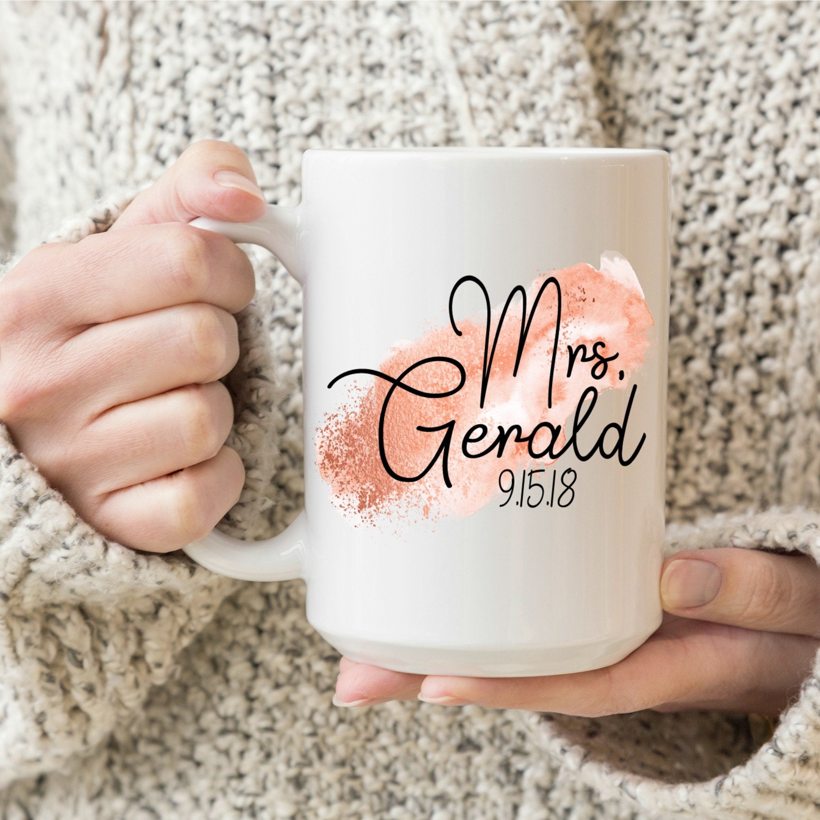 Custom Mrs Coffee Mug Wedding Gift Wife To Be Bridal Shower Gift Gifts For Mrs