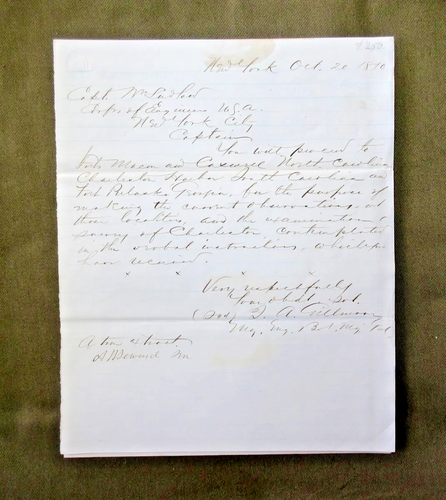 1870 Mileage Voucher To Various Forts- ADS By Capt. William Ludlow, Custer’s Eng - Picture 2 of 5