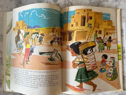 CAROLINE AT THE RANCH~ Pierre Probst~1961 BIG GOLDEN Children's Book - Picture 7 of 7